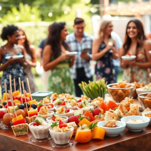 Easy Finger Foods and Snack Ideas for Summer Backyard Parties